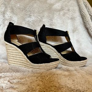 Never worn Michael Kors wedge heels